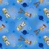 Disney® Pixar Toy Story Buzz & Woody Blue Cotton Fabric -Michaels Fabric Sale D219544S 1