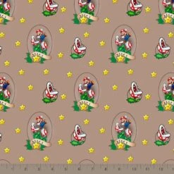 Nintendo® Super Mario Brown Lucky Mario Cotton Fabric -Michaels Fabric Sale D219546S 2