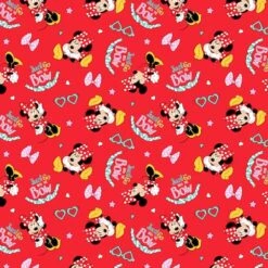 Disney® Minnie Mouse Red Go With The Bow Knit Fabric 6 Disney® Minnie Mouse Red Go With The Bow Knit Fabric -Michaels Fabric Sale D219547S 1 1