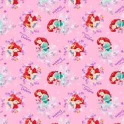 Disney® Princess Ariel Pink Discover Your Dreams Cotton Fabric -Michaels Fabric Sale D219551S 1 1