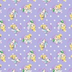 Disney® Tink Fashion Lavender Tinkerbell Toss Cotton Fabric -Michaels Fabric Sale D219554S 1 1