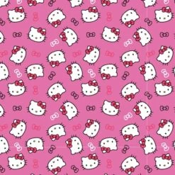 Sanrio® Hello Kitty Pink Hello Kitty Head Cotton Fabric -Michaels Fabric Sale D219564S 1 1