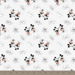 Disney® Mickey & Minnie Vintage Multicolored Nice Is Not The Same As Wimpy Cotton Fabric 7 Disney® Mickey & Minnie Vintage Multicolored Nice Is Not The Same As Wimpy Cotton Fabric -Michaels Fabric Sale D219573S 2