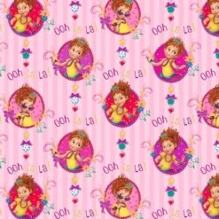 Disney® Fancy Nancy Hot Pink Fancy Nancy Framed Cotton Fabric -Michaels Fabric Sale D219574S 1 1