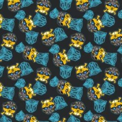 Hasbro Transformers Bumblebee Head Toss Cotton Fabric -Michaels Fabric Sale D219578S 1 1