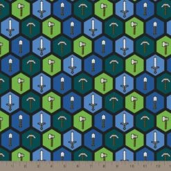 Mojang Multicolored Minecraft Tools Cotton Fabric -Michaels Fabric Sale D219582S 2