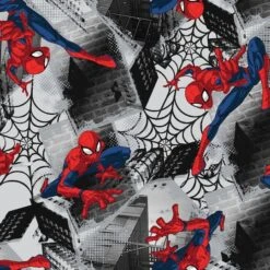 MarvelĀ® Neighborhood Spider-Man Cotton Fabric