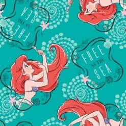 Disney® Princess Ariel Toss Fleece 5 Disney® Princess Ariel Toss Fleece -Michaels Fabric Sale D229038S 1 1