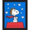 Peanuts Blue Snoopy Red Baron Panel Cotton Fabric -Michaels Fabric Sale D233749S 1