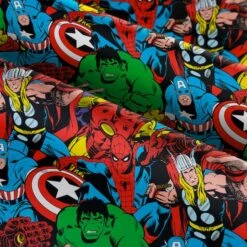 Springs Creative Marvel® Multi Characters Cotton Fabric 8 Springs Creative Marvel® Multi Characters Cotton Fabric -Michaels Fabric Sale D374911S 2