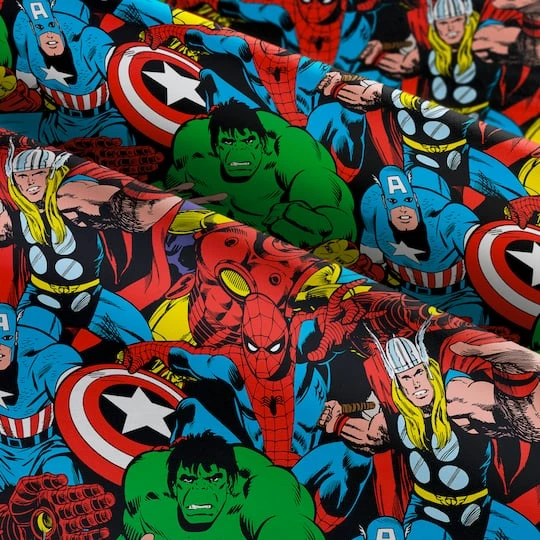 Springs Creative Marvel® Multi Characters Cotton Fabric 5 Springs Creative Marvel® Multi Characters Cotton Fabric - Image 3