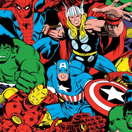 Springs Creative Marvel® Multi Characters Cotton Fabric 6 Springs Creative Marvel® Multi Characters Cotton Fabric - Image 4