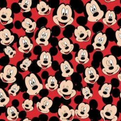 Springs Creative Disney® Mickey Mouse Heads On Red Fleece -Michaels Fabric Sale D374929S 3