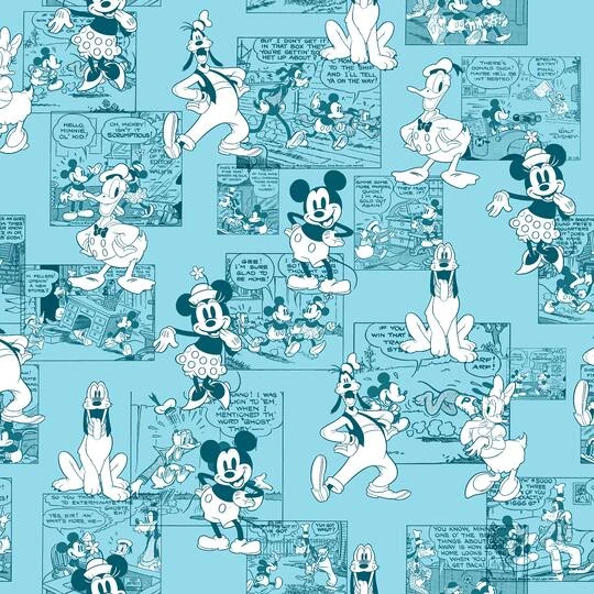 Springs Creative Disney® Mickey & Friends Comic Cotton Fabric 6 Springs Creative Disney® Mickey & Friends Comic Cotton Fabric - Image 4