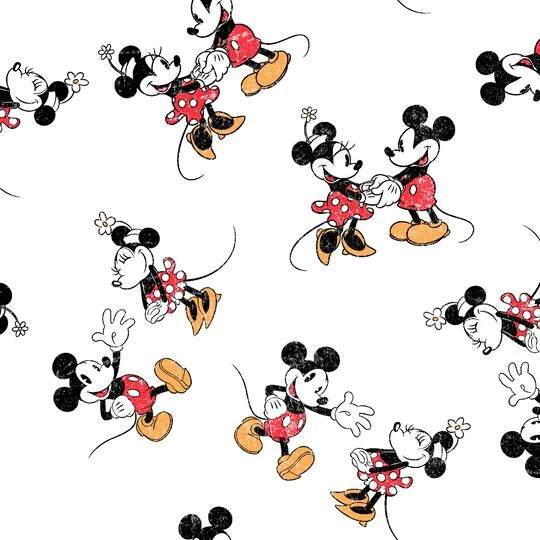 Springs Creative Disney® Vintage Mickey & Minnie Cotton Fabric 6 Springs Creative Disney® Vintage Mickey & Minnie Cotton Fabric - Image 4