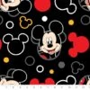 Springs Creative Disney® Mickey Head Icons Fleece -Michaels Fabric Sale D374945S 1