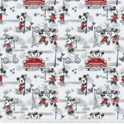 Springs Creative Disney® Mickey & Minnie In Paris Fleece