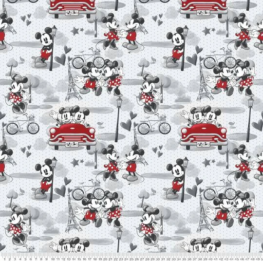 Springs Creative Disney® Mickey & Minnie In Paris Fleece 3 Springs Creative Disney® Mickey & Minnie In Paris Fleece