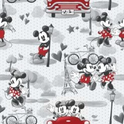 Springs Creative Disney® Mickey & Minnie In Paris Fleece 9 Springs Creative Disney® Mickey & Minnie In Paris Fleece -Michaels Fabric Sale D374946S 3