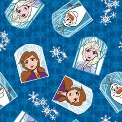 Springs Creative Disney® Frozen Character Badges Fleece -Michaels Fabric Sale D374949S 3