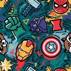 Springs Creative Marvel® Avengers Cartoon Faces Fleece -Michaels Fabric Sale D374959S 3