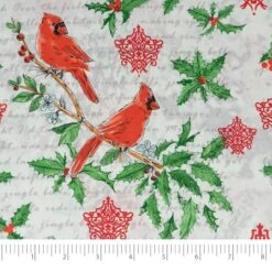 SINGER Christmas Cardinals 5 Piece Fat Quarter Bundle 14 SINGER Christmas Cardinals 5 Piece Fat Quarter Bundle -Michaels Fabric Sale D508185S 3