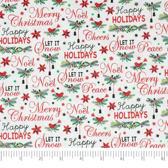 SINGER Christmas Cardinals 5 Piece Fat Quarter Bundle 9 SINGER Christmas Cardinals 5 Piece Fat Quarter Bundle - Image 7