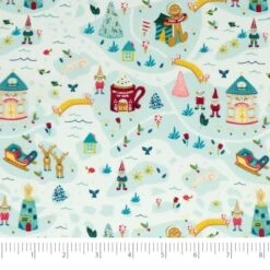 SINGER Christmas Santa's Village 5 Piece Fat Quarter Bundle 14 SINGER Christmas Santa's Village 5 Piece Fat Quarter Bundle -Michaels Fabric Sale D508188S 3