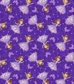 Disney Sofia The First Cotton Fabric