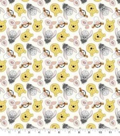 Disney Pooh & Friends Tossed Cotton Fabric 7 Disney Pooh & Friends Tossed Cotton Fabric -Michaels Fabric Sale D510991S 1 1