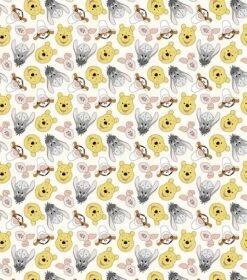 Disney Pooh & Friends Tossed Cotton Fabric 8 Disney Pooh & Friends Tossed Cotton Fabric -Michaels Fabric Sale D510991S 2