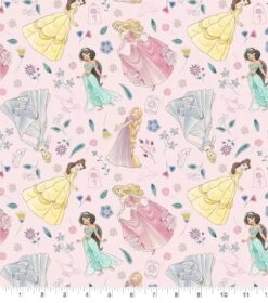 Disney Princess Adventure Awaits Cotton Fabric