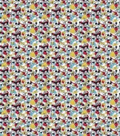 Disney Mickey Sensational Six Vintage Cotton Fabric -Michaels Fabric Sale D510993S 2