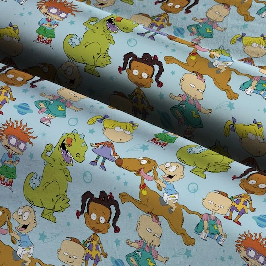 Nickelodeon Rugrats Cotton Fabric 6 Nickelodeon Rugrats Cotton Fabric - Image 4