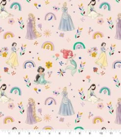 Disney® Multi Princess Fabric -Michaels Fabric Sale D510997S 1 1