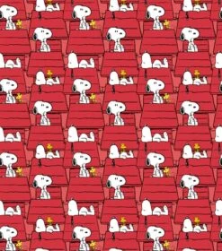 Peanuts Snoopy's Home Fabric -Michaels Fabric Sale D510998S 2