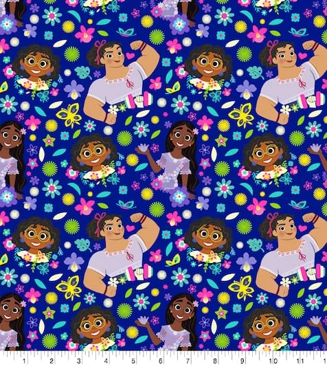 Disney Encanto Sister Trio Cotton Fabric 4 Disney Encanto Sister Trio Cotton Fabric - Image 2
