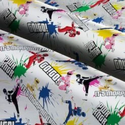 Hasbro Power Rangers Paint Splatter Cotton Fabric 9 Hasbro Power Rangers Paint Splatter Cotton Fabric -Michaels Fabric Sale D511004S 3