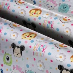 Disney® Tsum Tsum I Love My Friends Cotton Fabric -Michaels Fabric Sale D511008S 3
