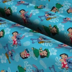 Disney® Lilo & Stitch Flowers Cotton Fabric 9 Disney® Lilo & Stitch Flowers Cotton Fabric -Michaels Fabric Sale D511009S 3