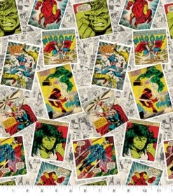 Marvel Retro Comic Super Hero Cotton Fabric 8 Marvel Retro Comic Super Hero Cotton Fabric -Michaels Fabric Sale D511016S 1