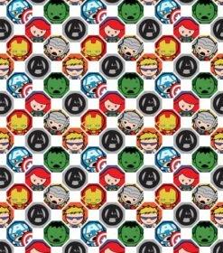 Marvel Kawaii Hex Grid Super Hero Cotton Fabric 7 Marvel Kawaii Hex Grid Super Hero Cotton Fabric -Michaels Fabric Sale D511018S 2 1