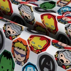 Marvel Kawaii Hex Grid Super Hero Cotton Fabric 9 Marvel Kawaii Hex Grid Super Hero Cotton Fabric -Michaels Fabric Sale D511018S 3
