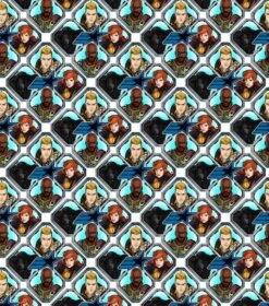 Hasbro Gi Joe Character Badge Cotton Fabric -Michaels Fabric Sale D511020S 2 1