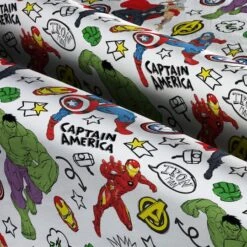 Marvel Avengers Doodle Adventure Cotton Fabric -Michaels Fabric Sale D511022S 3
