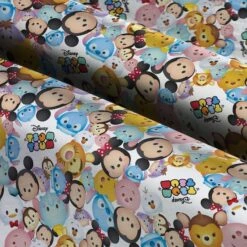 Disney® Tsum Tsum Packed Logo Cotton Fabric 9 Disney® Tsum Tsum Packed Logo Cotton Fabric -Michaels Fabric Sale D511025S 3