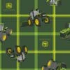 John Deere Square Plaid Tractors Cotton Fabric 2 John Deere Square Plaid Tractors Cotton Fabric -Michaels Fabric Sale D511027S 1