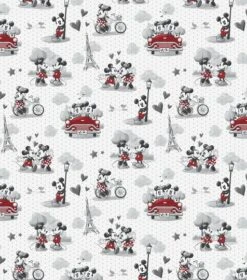 Disney® Mickey & Minnie Vintage Scenes Cotton Fabric 8 Disney® Mickey & Minnie Vintage Scenes Cotton Fabric -Michaels Fabric Sale D511028S 2