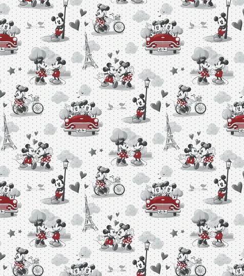 Disney® Mickey & Minnie Vintage Scenes Cotton Fabric 5 Disney® Mickey & Minnie Vintage Scenes Cotton Fabric - Image 3