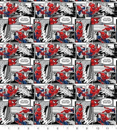 Marvel Spider-Man Comic Cotton Fabric 4 Marvel Spider-Man Comic Cotton Fabric - Image 2
